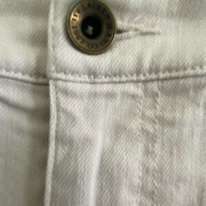 Saint Laurent Classic Straight White Jeans